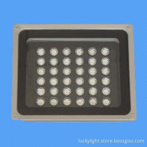 36W LED Floodlight, RGB with Aluminum Alloy Body and PMMA/Glass Diffuser, Energy-saving of 60%